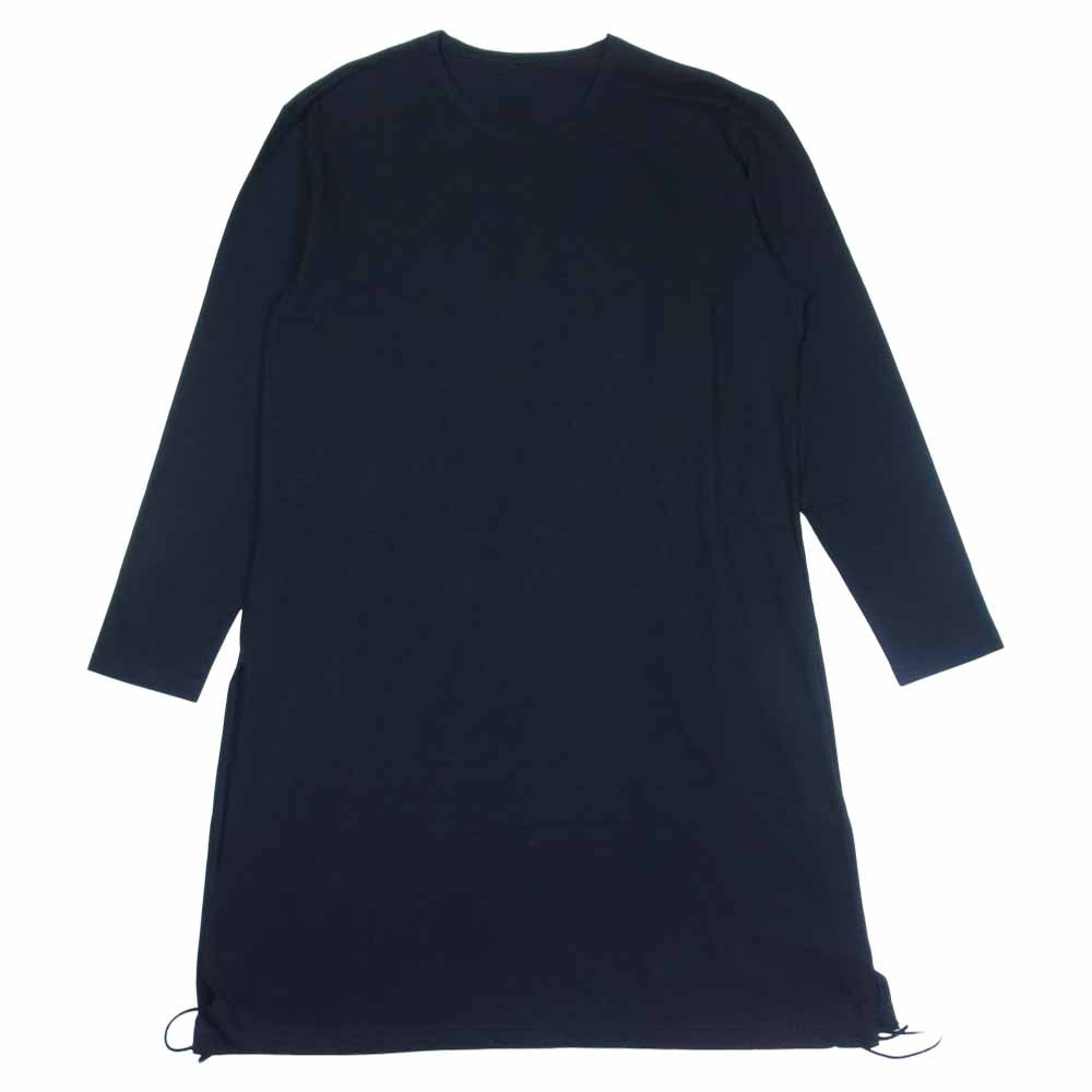 Yohji Yamamoto ヨウジヤマモト GroundY 20SS GN-T03-040 Jersey A Tied Long Sleeve ロングスリーブ カットソー ブラック系 3【極上美品】【中古】