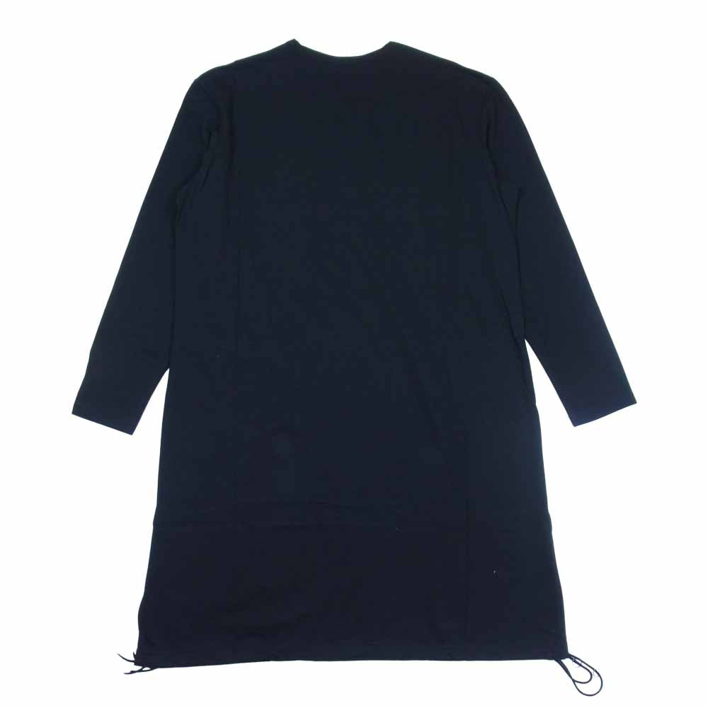 Yohji Yamamoto ヨウジヤマモト GroundY 20SS GN-T03-040 Jersey A Tied Long Sleeve ロングスリーブ カットソー ブラック系 3【極上美品】【中古】