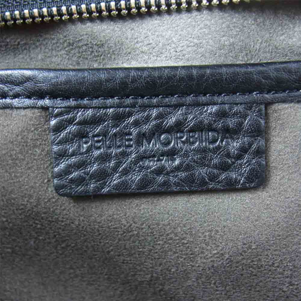 PELLE MORBIDA ペッレモルビダ PMO-MB035 Maiden Voyag メイデンヴォヤージュ クラッチ バッグ ブラック系【新古品】【未使用】【中古】