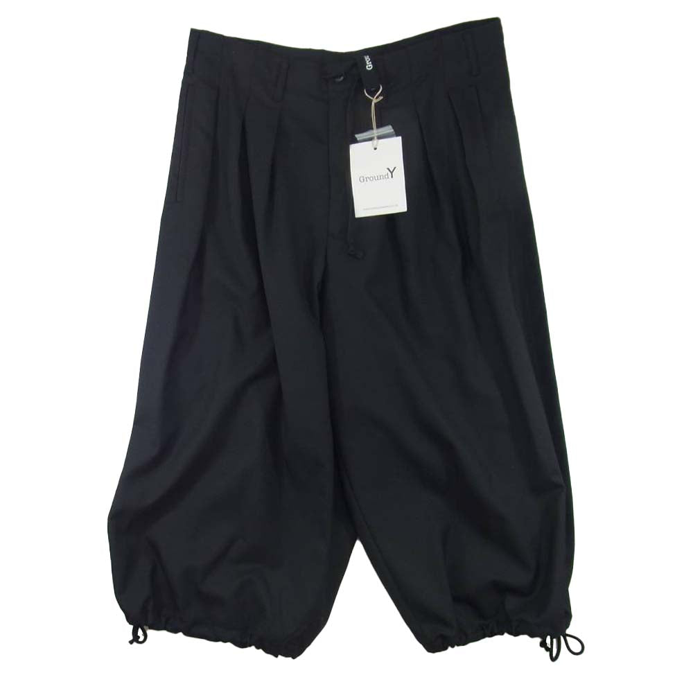 Yohji Yamamoto ヨウジヤマモト GroundY GA-P04-10  TW Gabardine Balloon Pants ギャバジン バルーン パンツ  3【新古品】【未使用】【中古】