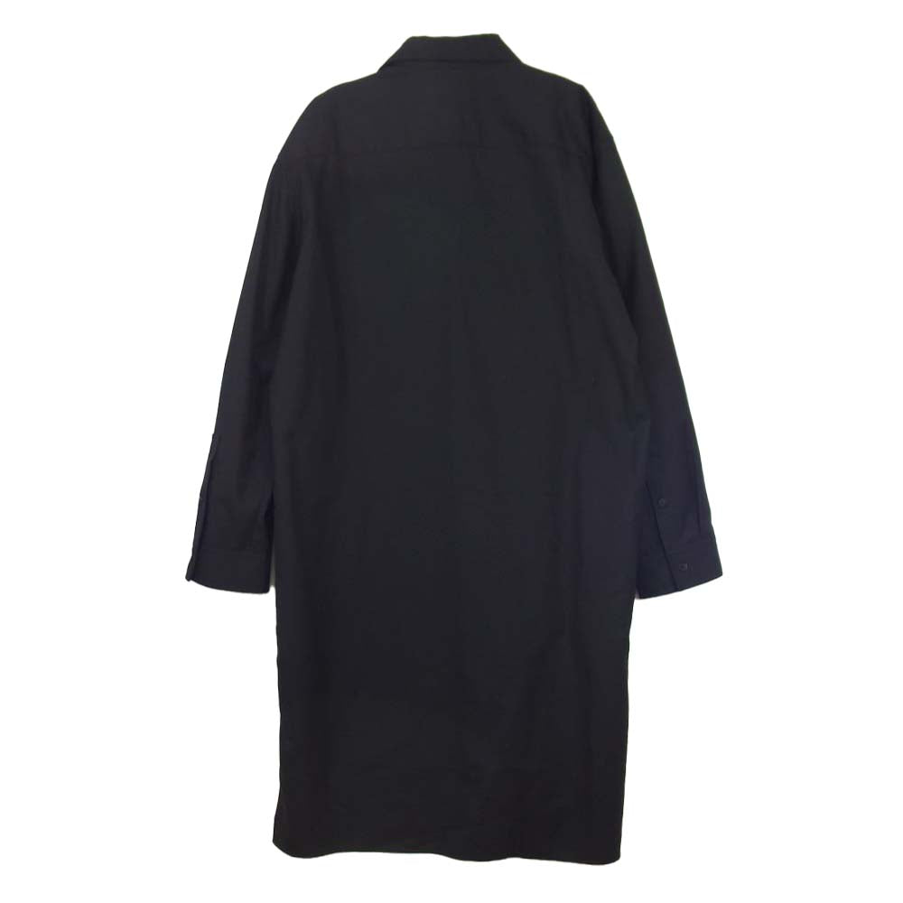 Yohji Yamamoto ヨウジヤマモト GroundY 20AW GR-B09-100-1 Zipper collar shirt ジッパーカラー シャツ 3【新古品】【未使用】【中古】