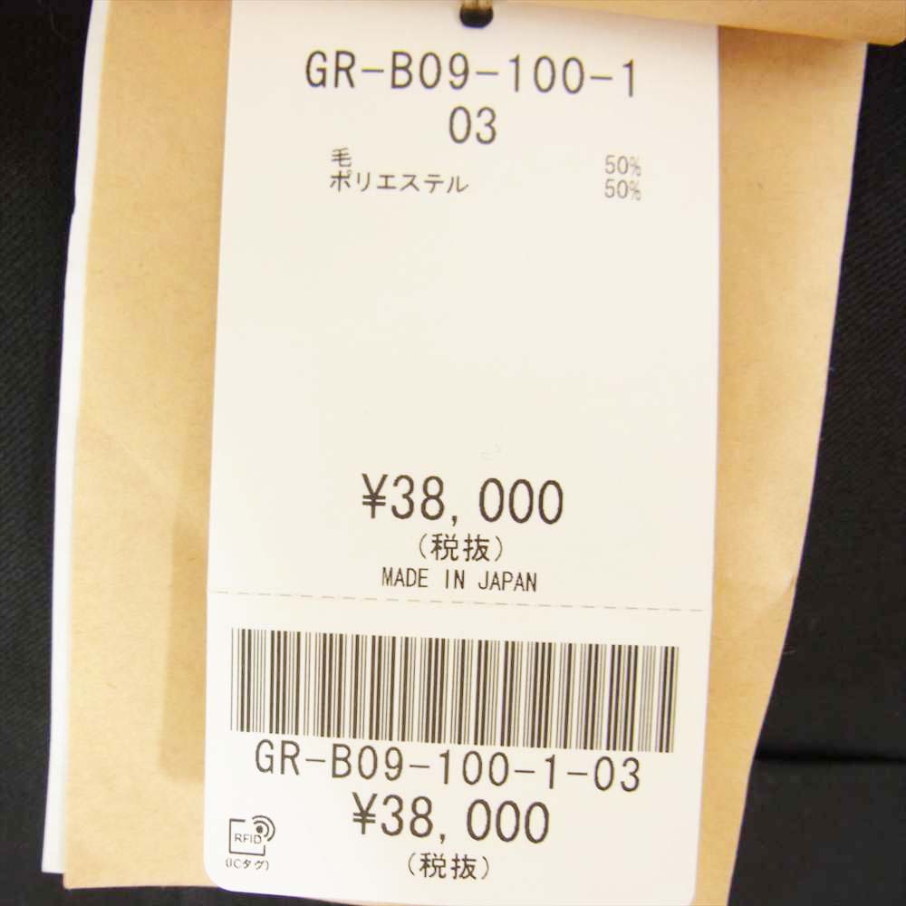 Yohji Yamamoto ヨウジヤマモト GroundY 20AW GR-B09-100-1 Zipper collar shirt ジッパーカラー シャツ 3【新古品】【未使用】【中古】