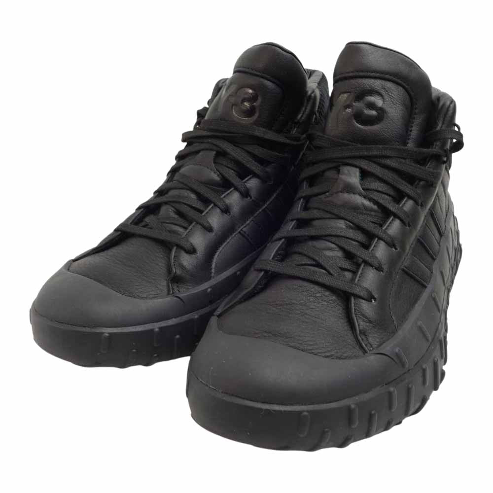 Yohji Yamamoto ヨウジヤマモト Y-3 FZ4480 ワイスリー SUKETO HIGH GTX ゴアテックス スケート ハイカット スニーカー ブラック系 27cm【極上美品】【中古】