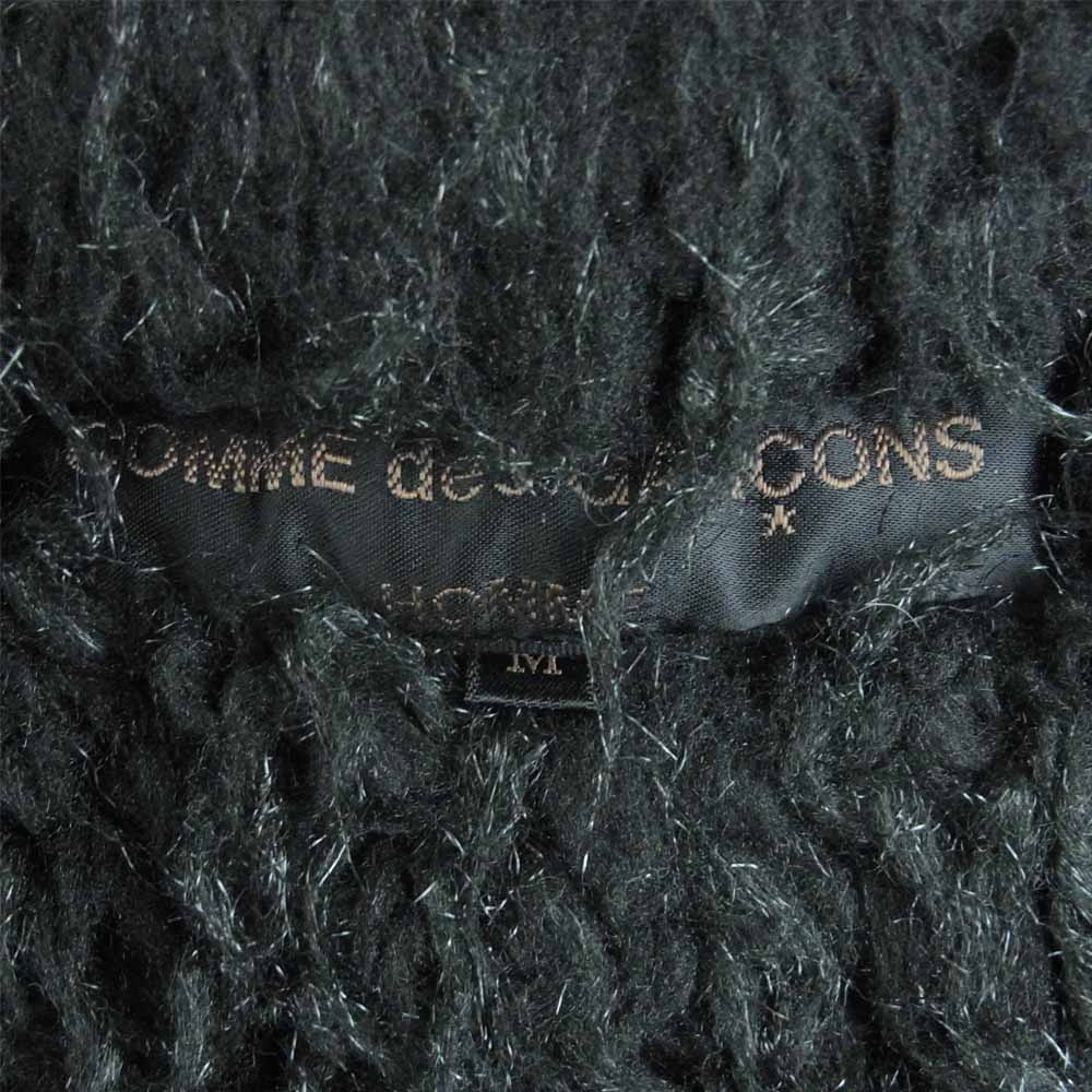 COMME des GARCONS コムデギャルソン 02AW HH-J081 HOMME 四つの黒期 BOA LINER PEACOAT ボアライナー Pコート ブラック系 M【中古】