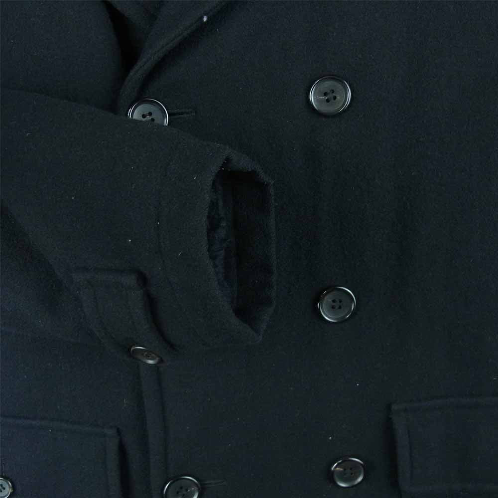 COMME des GARCONS コムデギャルソン 02AW HH-J081 HOMME 四つの黒期 BOA LINER PEACOAT ボアライナー Pコート ブラック系 M【中古】