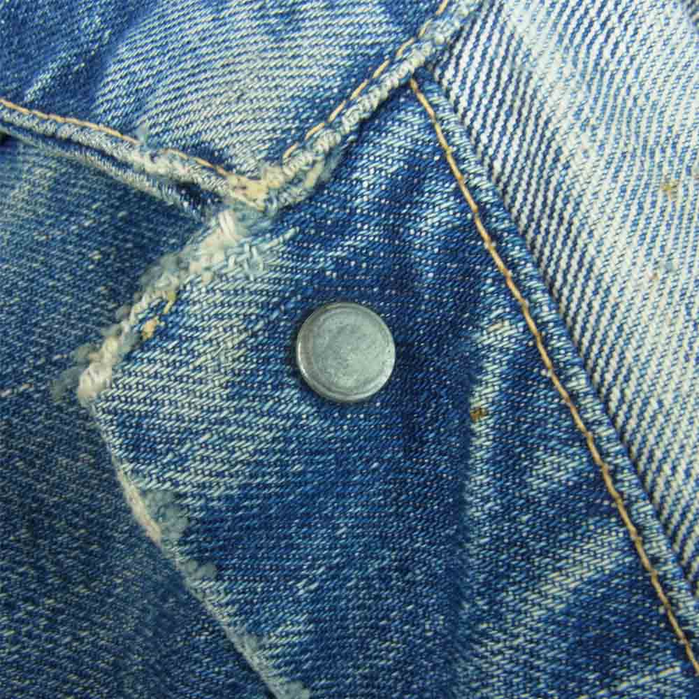 Levi's リーバイス ヴィンテージ オリジナル 507 刻印無し BIG E 両面赤タブ 均等V デニム ジャケット インディゴブルー系【中古】