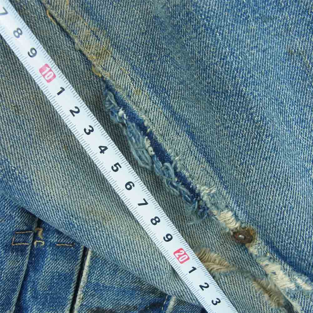 Levi's リーバイス ヴィンテージ オリジナル 507 刻印無し BIG E 両面赤タブ 均等V デニム ジャケット インディゴブルー系【中古】