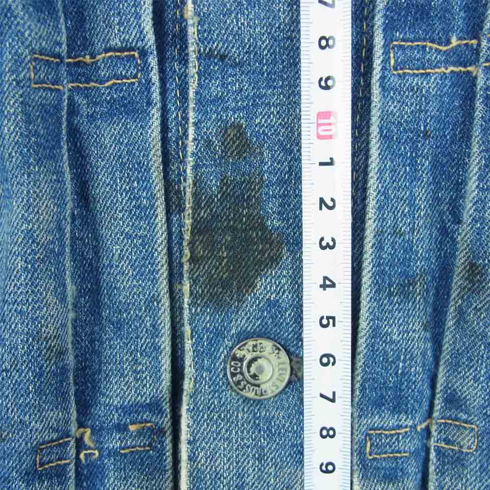 Levi's リーバイス ヴィンテージ オリジナル 507 刻印無し BIG E 両面赤タブ 均等V デニム ジャケット インディゴブルー系【中古】