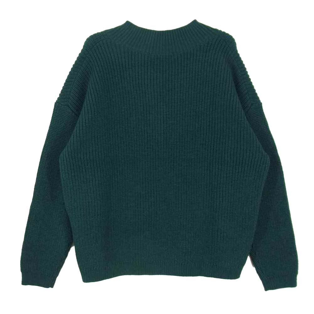 モンキータイム Vネック ニット セーター グリーン系 S【新古品】【未使用】【中古】