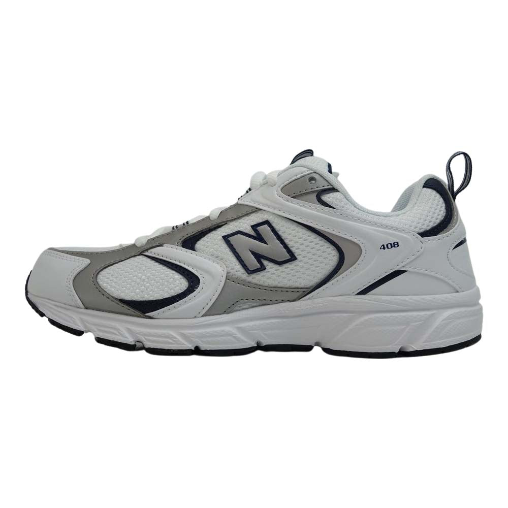 NEW BALANCE ニューバランス ML408A ローカット スニーカー ホワイト系 25.5cm【新古品】【未使用】【中古】