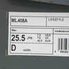 NEW BALANCE ニューバランス ML408A ローカット スニーカー ホワイト系 25.5cm【新古品】【未使用】【中古】