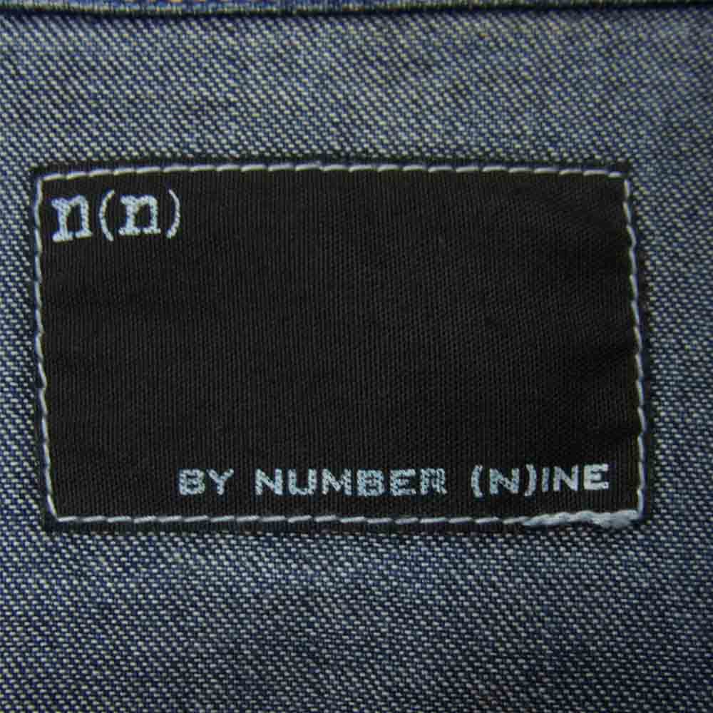 NUMBER(N)INE ナンバーナイン デニム ウエスタン シャツ インディゴブルー系 2【中古】