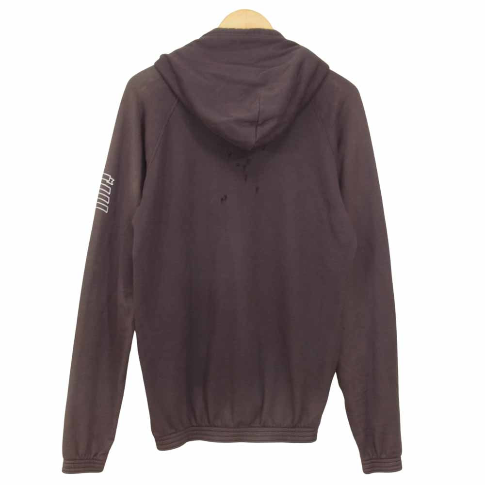 NUMBER(N)INE ナンバーナイン 01AW STANDARD期 アーカイブ 穴あき エンブレムパーカーパーカー ブラウン系 2【中古】