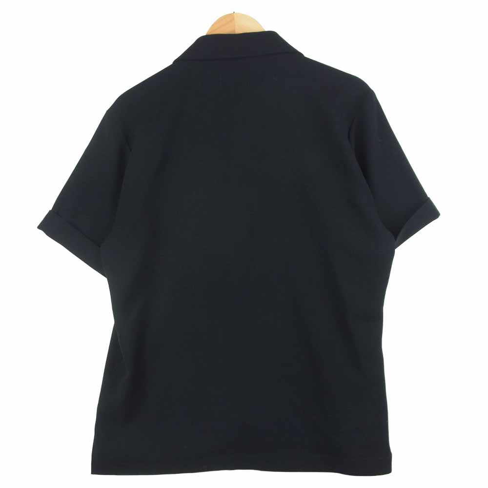 GANGSTERVILLE ギャングスタービル GSV-17-SS-33 GIN MILL S/S SHIRTS ダブル ジョーゼット 半袖 シャツ ブラック系 L【中古】