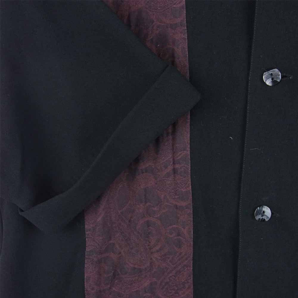 GANGSTERVILLE ギャングスタービル GSV-17-SS-33 GIN MILL S/S SHIRTS ダブル ジョーゼット 半袖 シャツ ブラック系 L【中古】