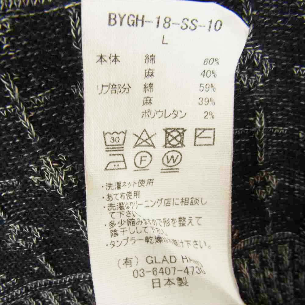 GLADHAND & Co. グラッドハンド 18SS 伊勢丹限定 WARDROBE S/S SWEATER コットン 半袖 Tシャツ L【中古】