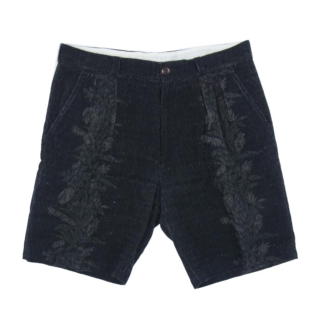 BY GLADHAND バイグラッドハンド BYGH-17-SS-16 レクセル 総柄 オープンシャツ ショーツ セットアップ ブラック系 XL ※パンツサイズL【中古】