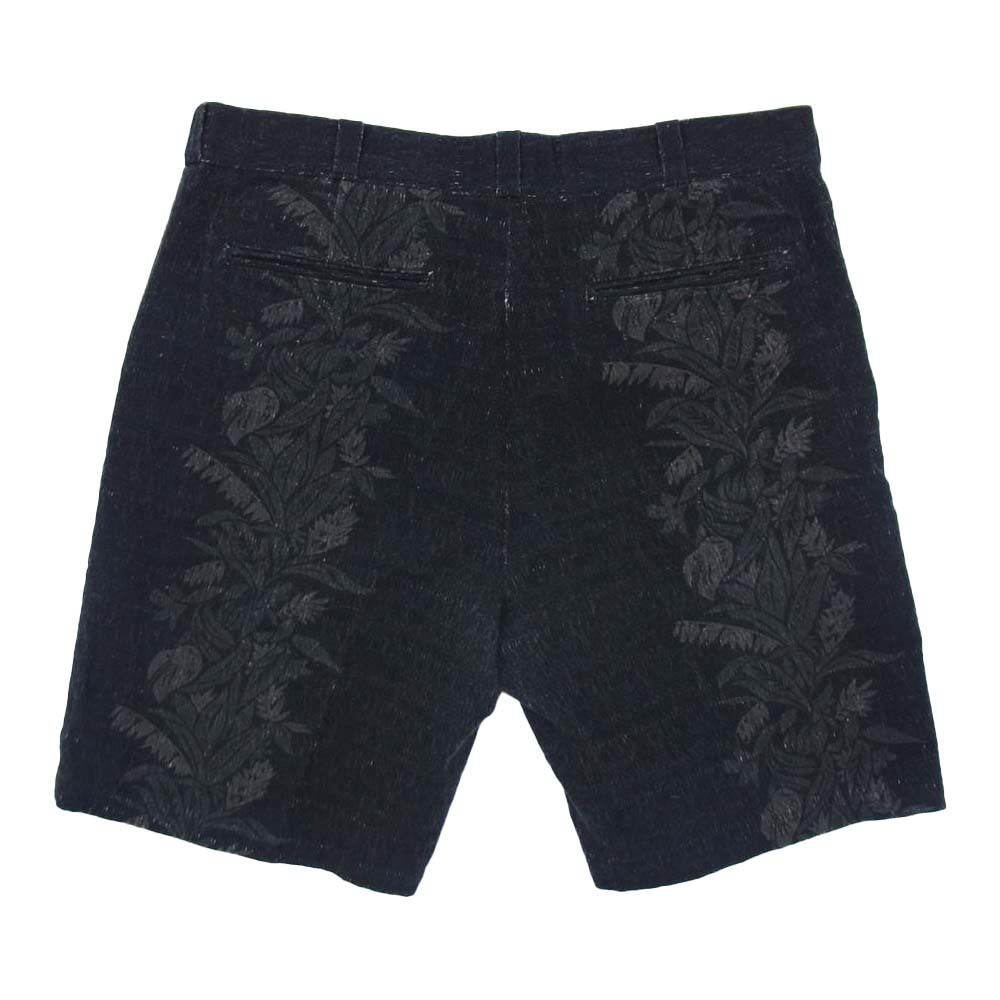 BY GLADHAND バイグラッドハンド BYGH-17-SS-16 レクセル 総柄 オープンシャツ ショーツ セットアップ ブラック系 XL ※パンツサイズL【中古】
