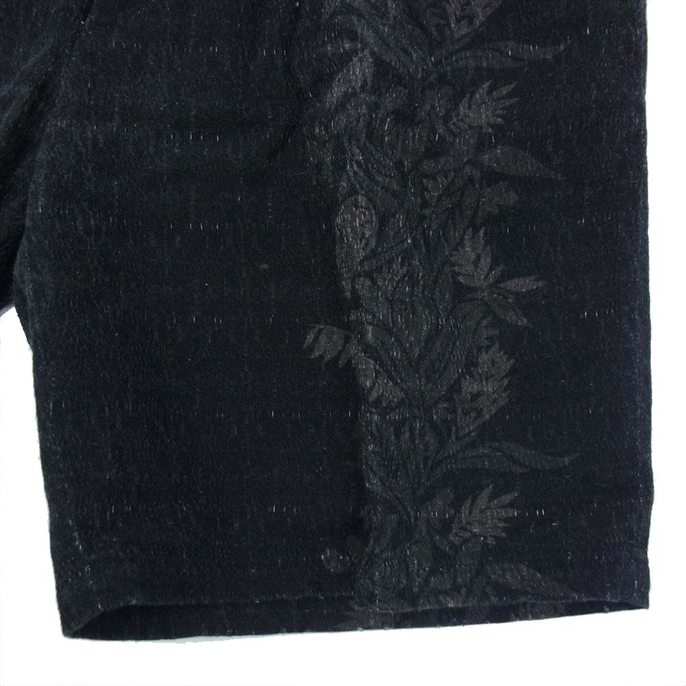 BY GLADHAND バイグラッドハンド BYGH-17-SS-16 レクセル 総柄 オープンシャツ ショーツ セットアップ ブラック系 XL ※パンツサイズL【中古】