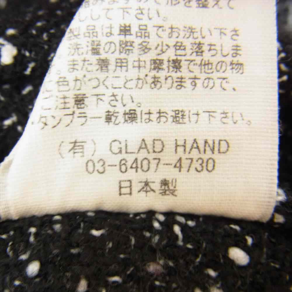 GANGSTERVILLE ギャングスタービル G2V-17-AW-30 TWO FACE L/S SHIRTS ネップ ツイード シャツ L【中古】