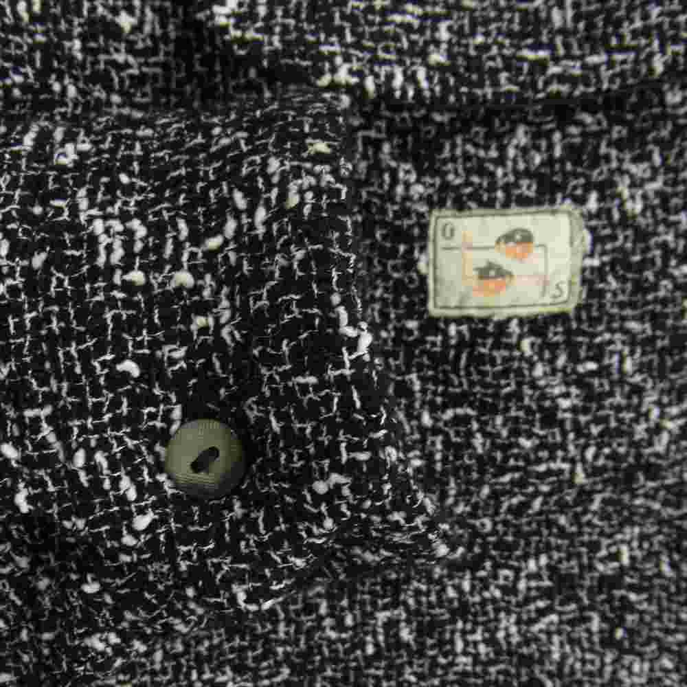 GANGSTERVILLE ギャングスタービル G2V-17-AW-30 TWO FACE L/S SHIRTS ネップ ツイード シャツ L【中古】