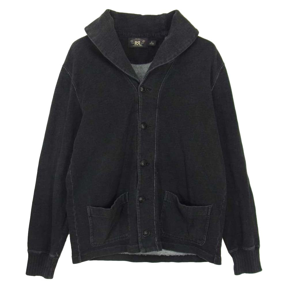 RRL ダブルアールエル 国内正規品 ショールカラー スウェット フルボタン カーディガン M【中古】