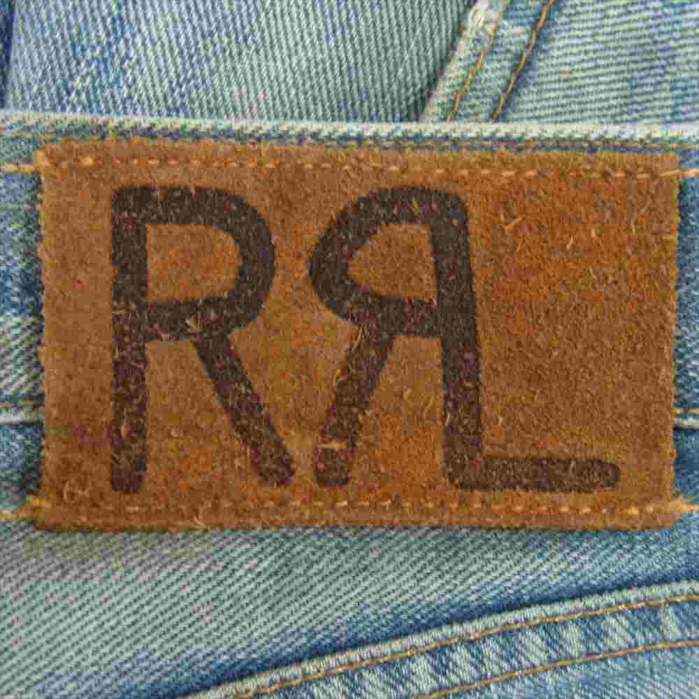 RRL ダブルアールエル 国内正規品 USA製 Japan woven selvedge denim slim fit ヴィンテージ加工 インディゴ デニム パンツ【中古】