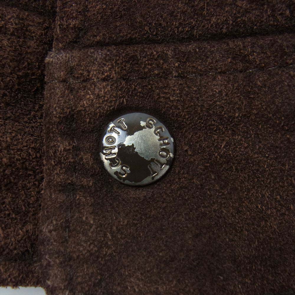 schott ショット USA製 スエード トラッカー ジャケット 42【中古