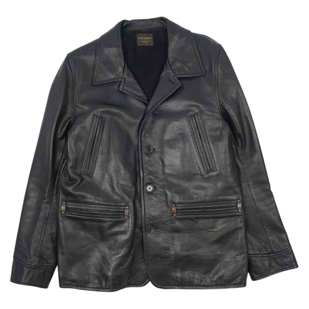 BY GLADHAND バイグラッドハンド BYGH-15-AW-04 GOOD FELLOWS COW HIDE レザー ジャケット ブラック系 XL【中古】