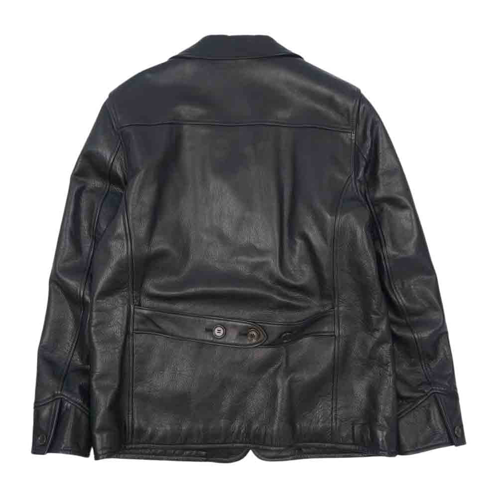 BY GLADHAND バイグラッドハンド BYGH-15-AW-04 GOOD FELLOWS COW HIDE レザー ジャケット ブラック系 XL【中古】