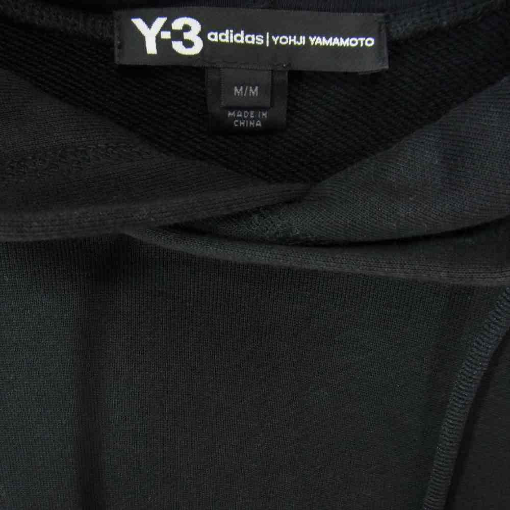 Yohji Yamamoto ヨウジヤマモト Y-3 ワイスリー 18AW DP0459 STACKED LOGO HOODIE スタックド ロゴ フーディー パーカー M【中古】
