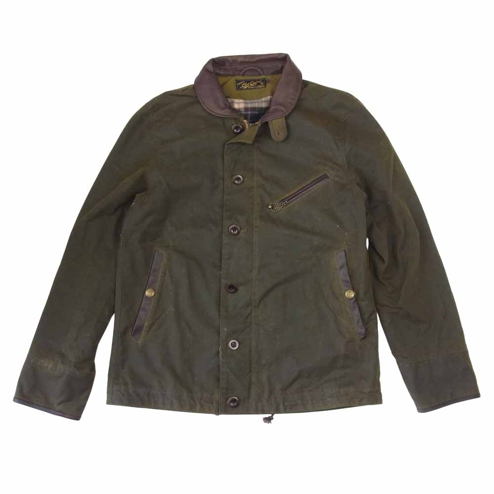 LOST CONTROL ロストコントロール L15A3-4019 Oiled Cotton DC JK オイルド コットン デッキ カーキ系 3【中古】