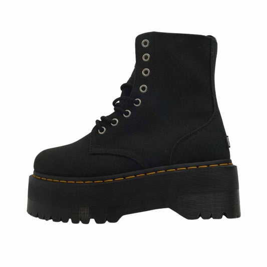 Dr.Martens ドクターマーチン 27134001 × X-girl エックスガール QUAD RETRO JADON MAX X-GIRL 8 ホール キャンバス ブーツ ブラック系 UK6【新古品】【未使用】【中古】