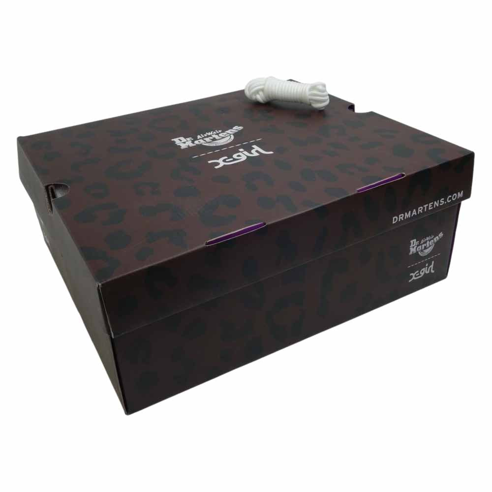 Dr.Martens ドクターマーチン 27134001 × X-girl エックスガール QUAD RETRO JADON MAX X-GIRL 8 ホール キャンバス ブーツ ブラック系 UK6【新古品】【未使用】【中古】