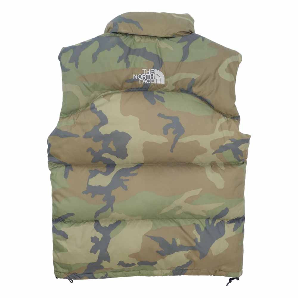 THE NORTH FACE ノースフェイス ND01587 海外並行輸入品 NUPTSE VEST ヌプシ ベスト　カモ柄 マルチカラー系 S【中古】