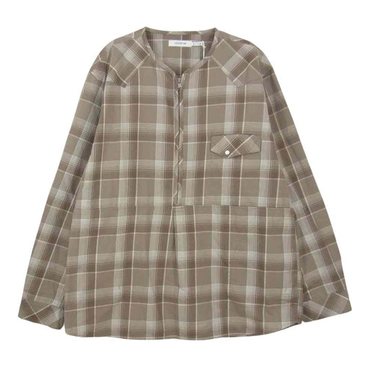 nonnative ノンネイティブ NN-SJ3904 未使用品 TRUCKER L/S SHIRT JACKET トラッカー 長袖 シャツ ジャケット ライトブラウン系 4【極上美品】【中古】