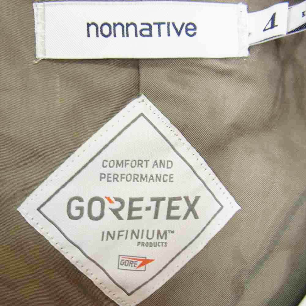 nonnative ノンネイティブ 21AW NN-J3911 STROLLER PULLOVER WOOL TWILL STRETCH WITH GORE-TEX INFINIUM ゴアテックス プルオーバー ベージュ系 4【新古品】【未使用】【中古】