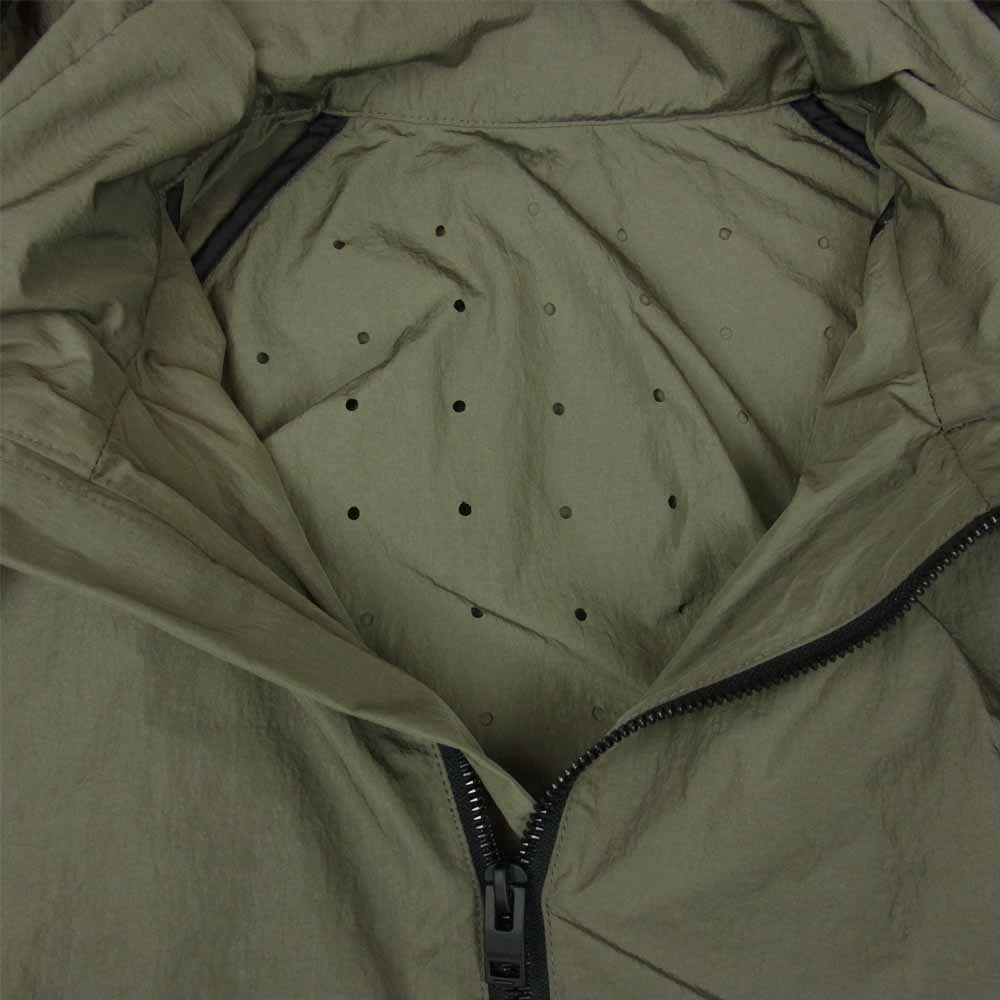 ATTACHMENT アタッチメント 20SS AB01-210 塩縮タスランナイロンタフタ スタンドカラーブルゾン カーキ系 2【美品】【中古】