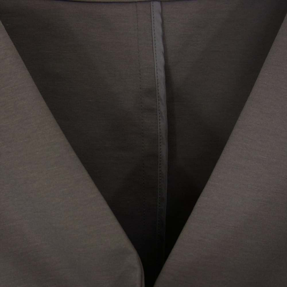 ATTACHMENT アタッチメント 21AW AG12-240 PONTE JERSEY COOLARLESS BLAZER ポンチジャージー ノーカラー ブレザー ブラウン系【極上美品】【中古】