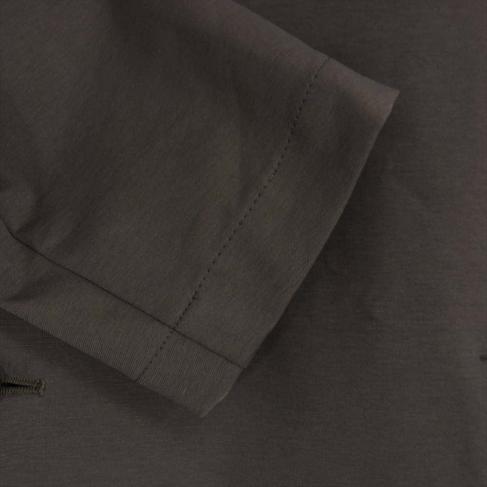 ATTACHMENT アタッチメント 21AW AG12-240 PONTE JERSEY COOLARLESS BLAZER ポンチジャージー ノーカラー ブレザー ブラウン系【極上美品】【中古】