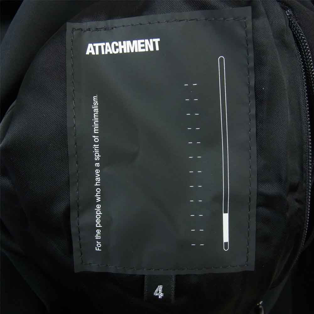 ATTACHMENT アタッチメント 20AW AB03-209 Ta/Pe ダブルフェイス MA-1 ブラック系 4【美品】【中古】