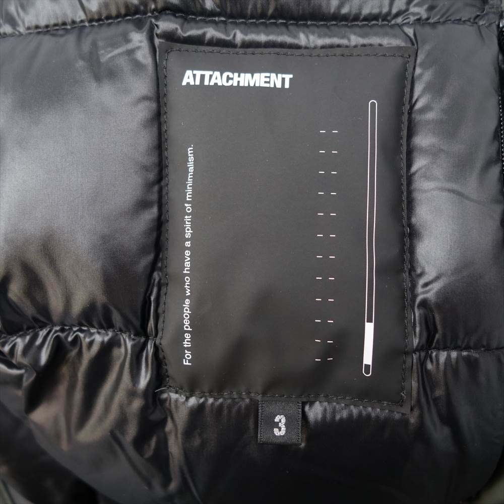 ATTACHMENT アタッチメント 20AW AC03-237 3レイヤーライトタフタ フーデッドダウンコート 3【極上美品】【中古】