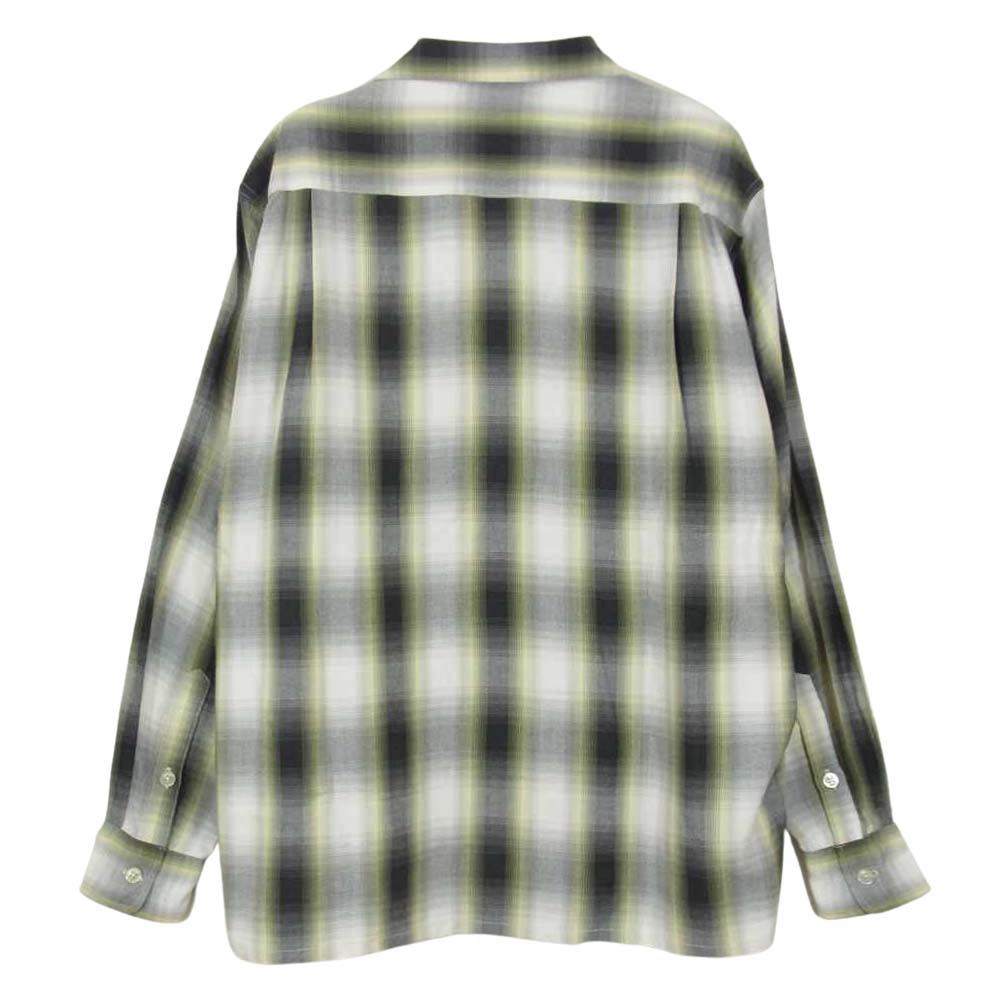 WACKO MARIA ワコマリア 21FW-WMS-OC03 OMBRAY CHECK OPEN COLLAR