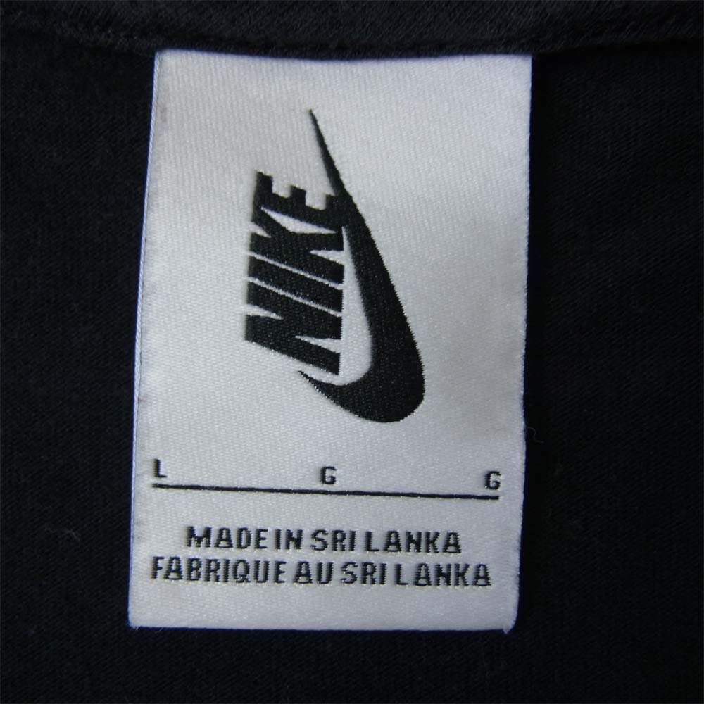 NIKE ナイキ 827043-010 × リカルドティッシ Riccardo Tisci プリント Tシャツ ブラック系 L【中古】