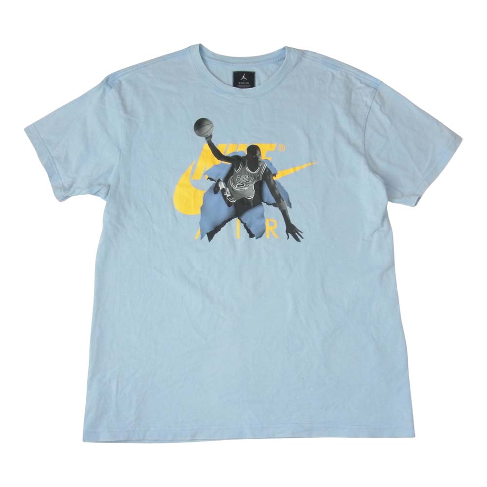 NIKE ナイキ 19SS JORDAN × UNION フォト オーバーサイズ Tシャツ ブルー系 L【中古】