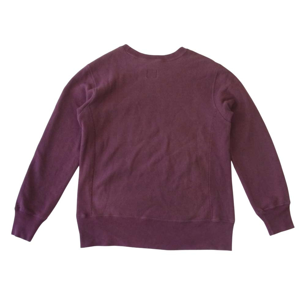 Mr.GENTLEMAN ミスタージェントルマン × CHAMPION チャンピオン リバースウィーブ スウェット クルー エンジ系 L【中古】