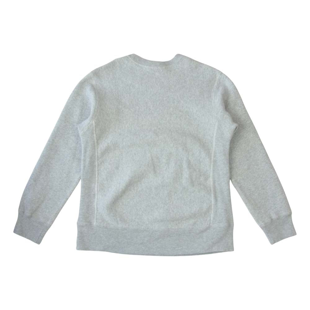 Mr.GENTLEMAN ミスタージェントルマン × CHAMPION チャンピオン リバースウィーブ スウェット クルー グレー グレー系 L【中古】