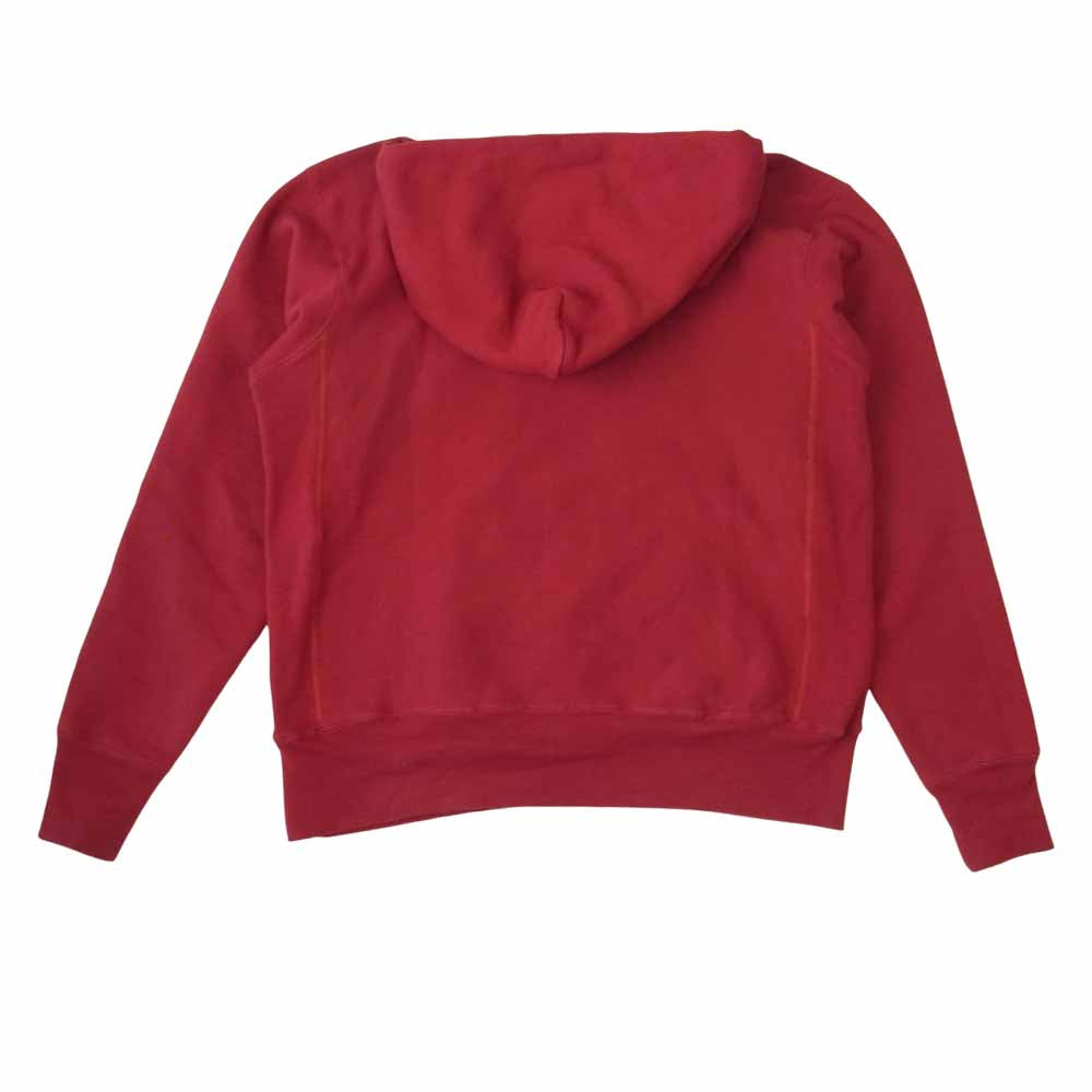 Champion チャンピオン C5-U101 USA製 単タグ復刻 HARVARD カレッジプリント リバースウィーブ スウェット パーカー レッド系 L【中古】