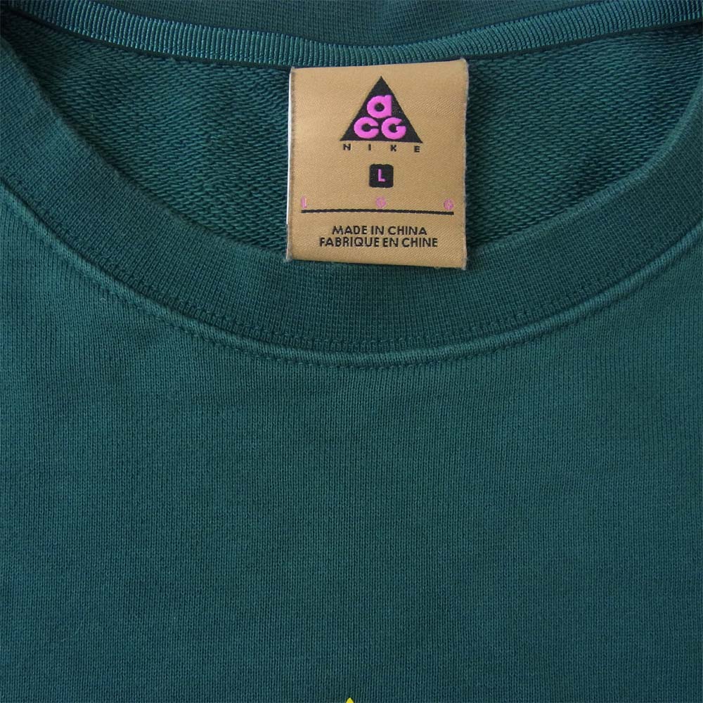 NIKE ナイキ AR8796-375 NSW Crew Fleece ACG クルーネック スウェット グリーン系 L【中古】