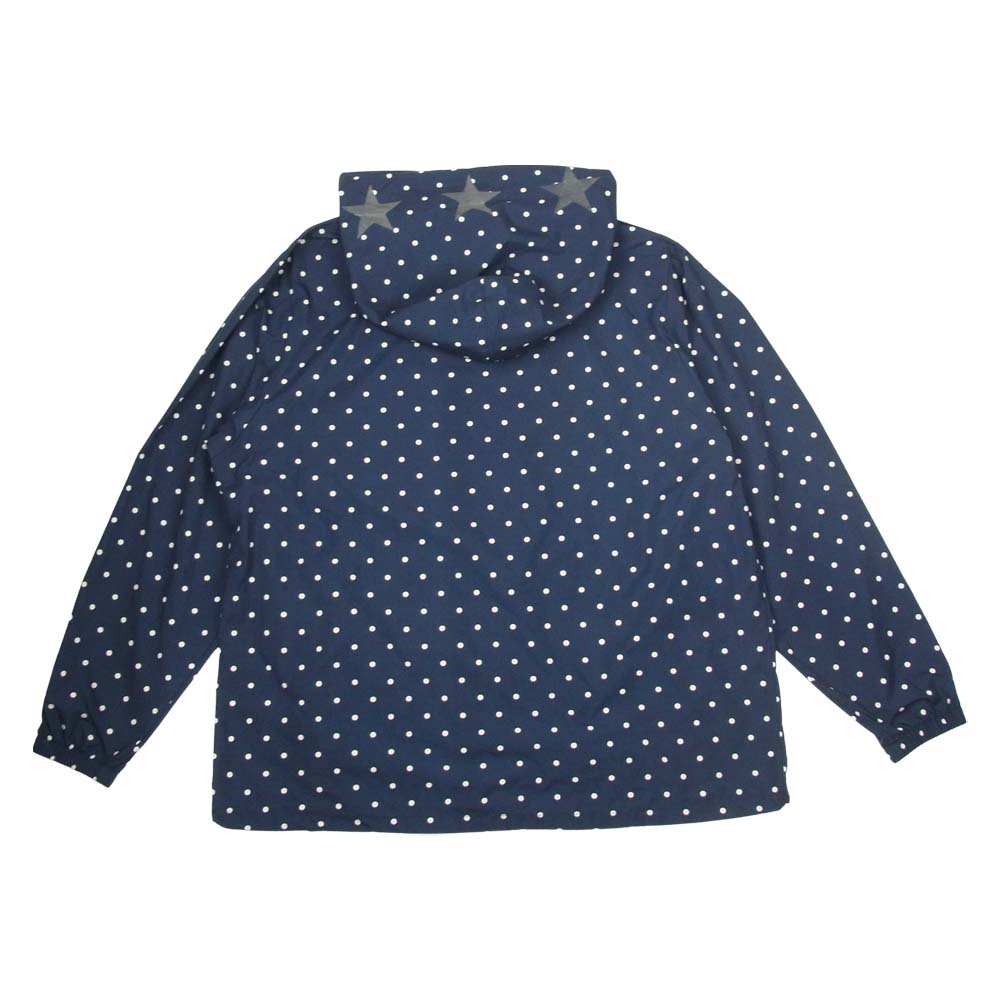 F.C.R.B. エフシーアールビー 15AW 789525-450 PACKABCE BIG ANORAK ドット柄 アノラック ジャケット ネイビー系 M【中古】
